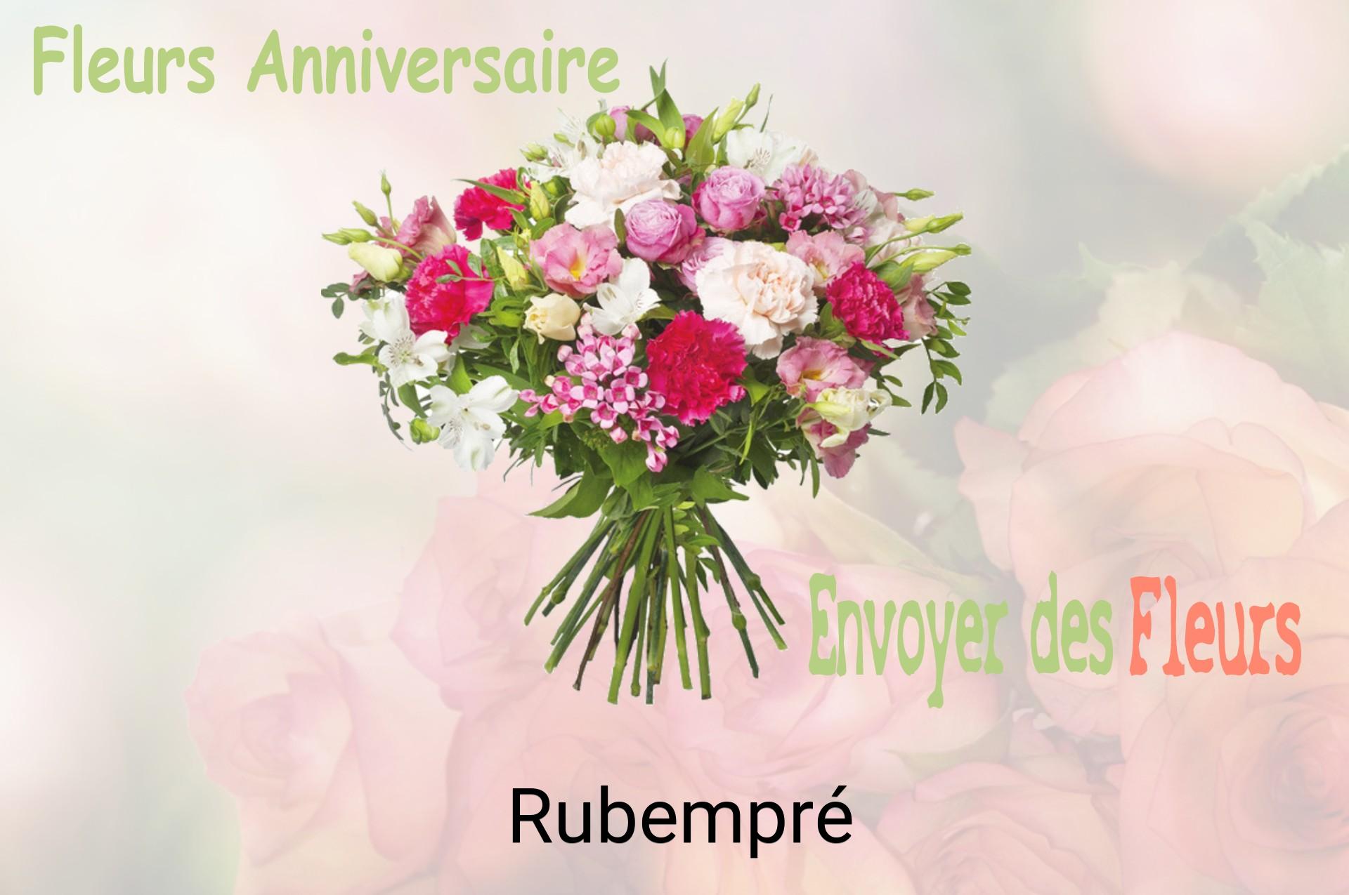 Bouquet de fleurs d’anniversaire livré à Rubempré
