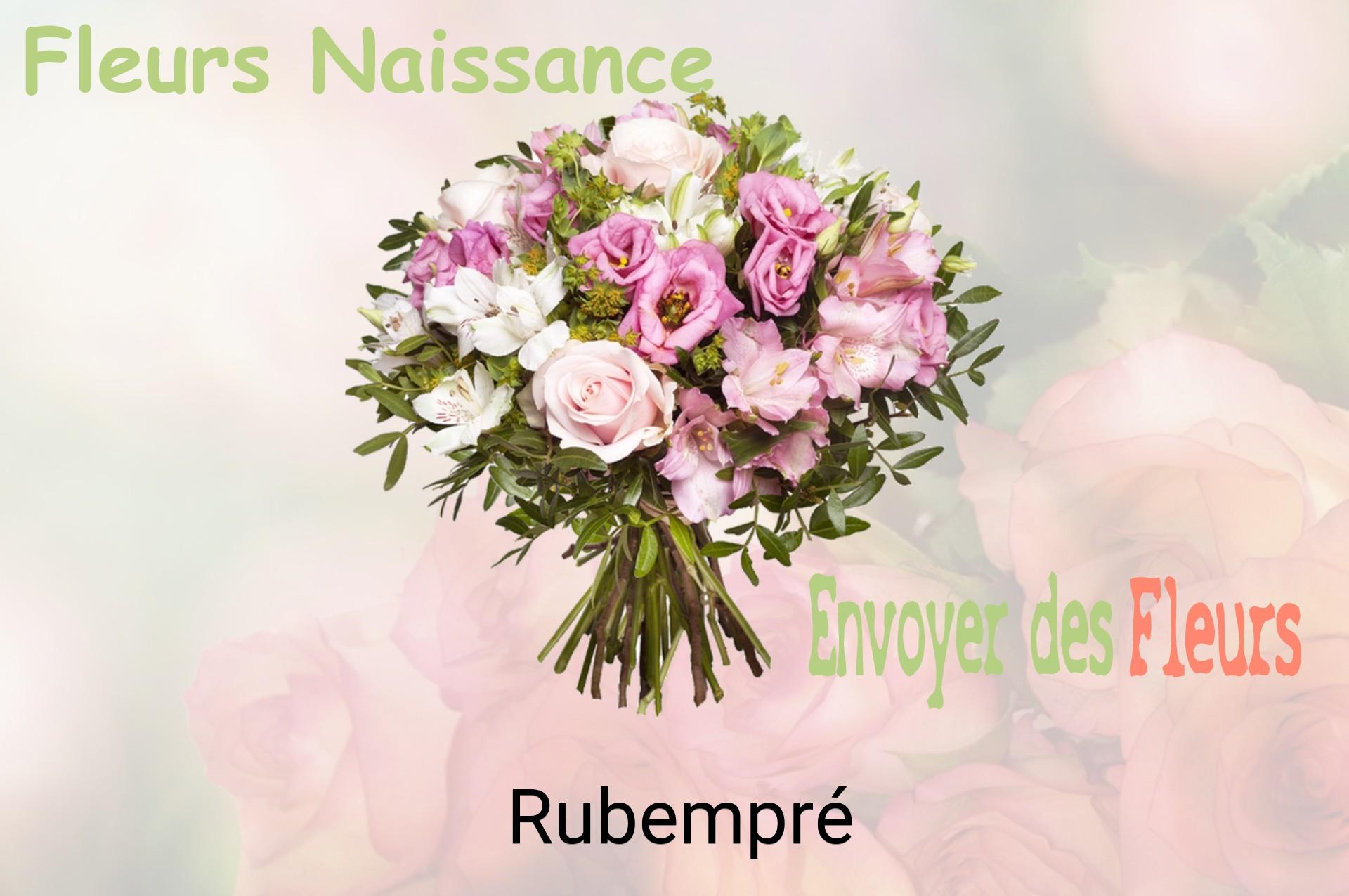 Bouquet de fleurs de naissance livré à Rubempré